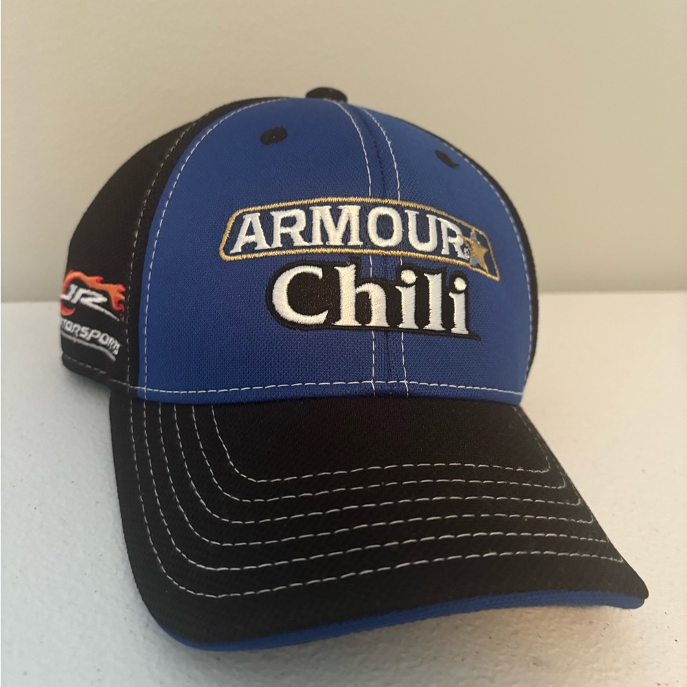 Jr Motorsports Armour Chili Beans Hat Blue and Black Adjustable NEW